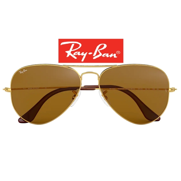 Ray-Ban Accessories - RayBan Aviator Brown Lenses RB3025 Men & Women